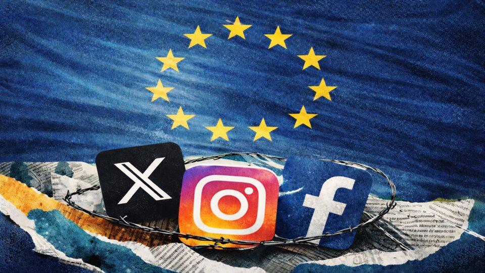 Pressão europeia sobre redes sociais aumenta e gera alerta de “censura indireta global”