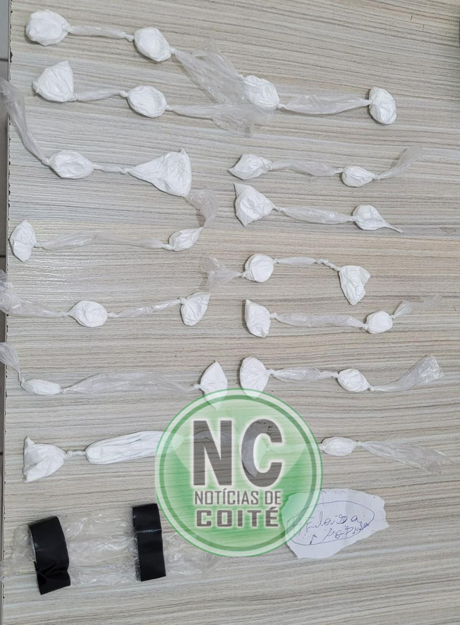 Adolescente é apreendida com cocaína durante ação da CETO em Conceição do Coité